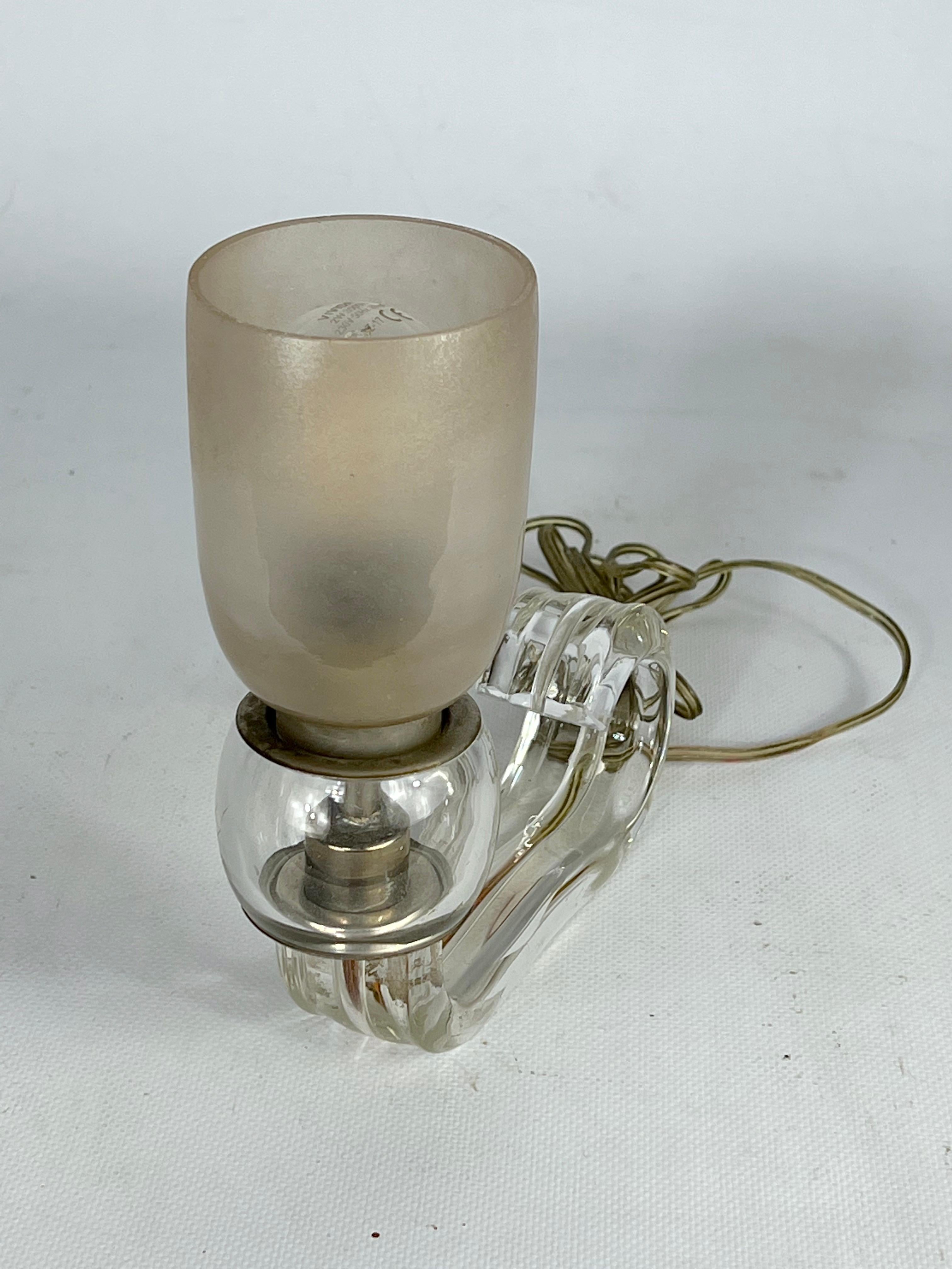 Verre de Murano Lampe de bureau Art Déco en verre de Murano par Barovier. Italie années 30 en vente