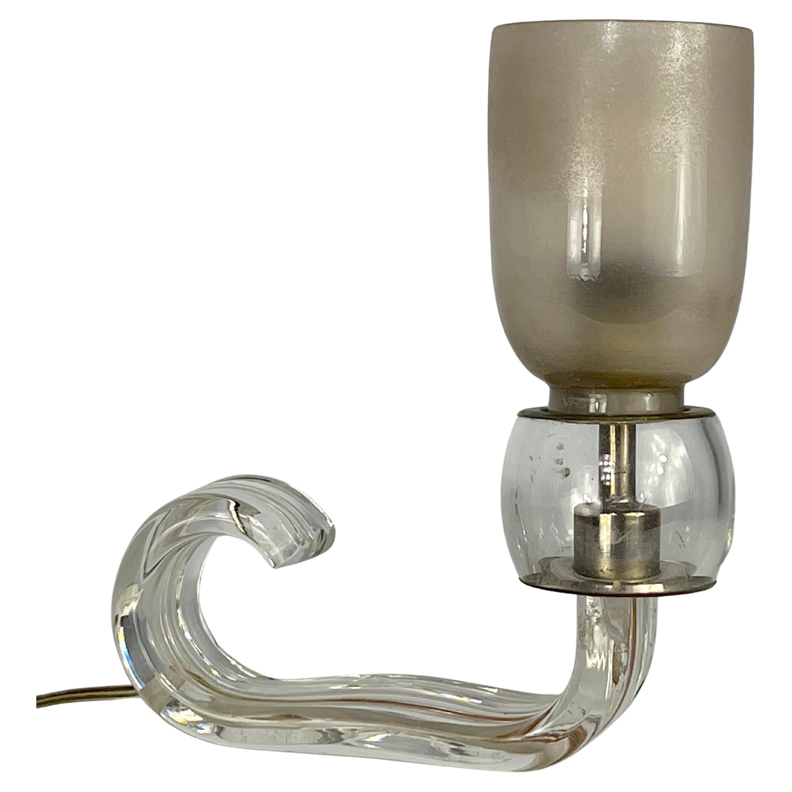 Art Deco Murano Glass Table Lamp by Barovier. Italy 1930s