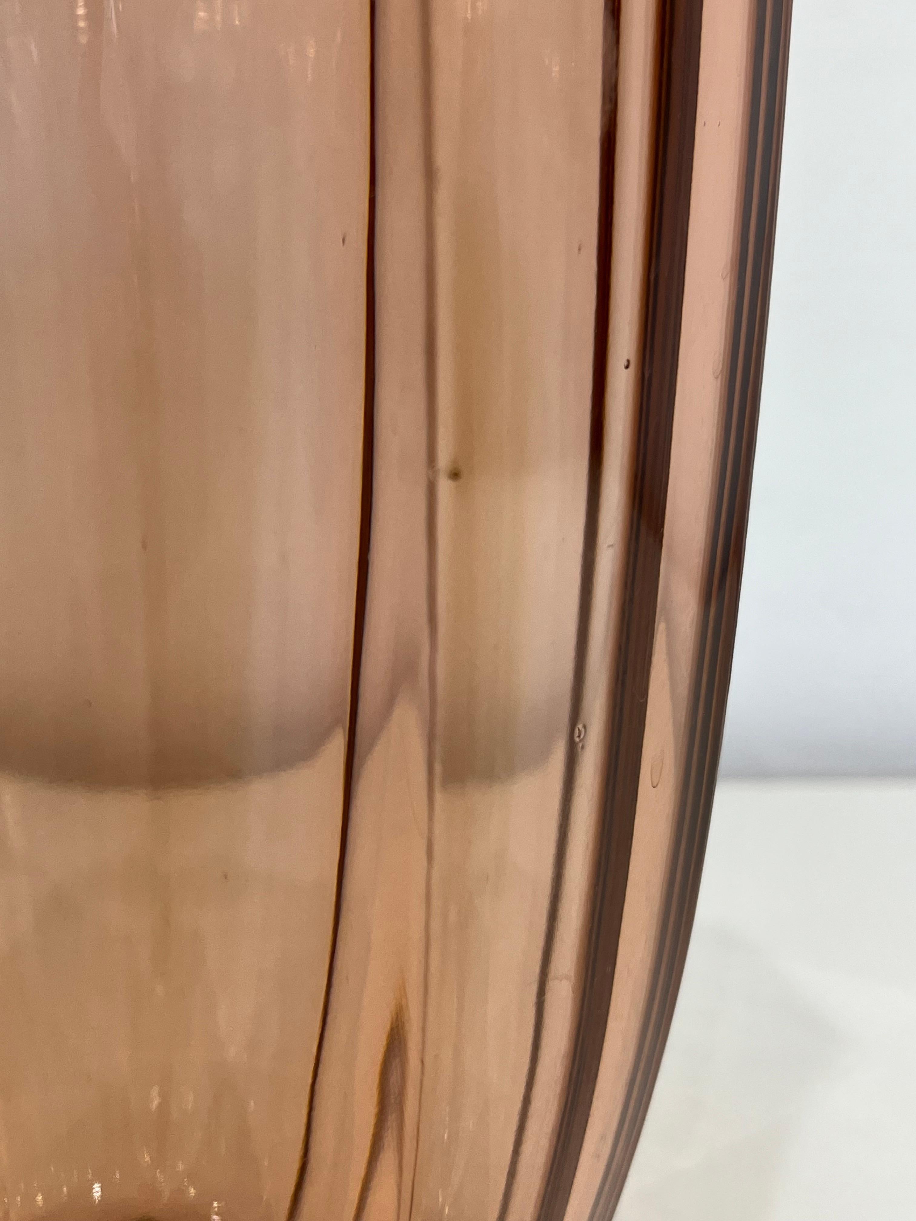 Art Deco Murano Glass Vase, 1930s In Good Condition For Sale In Palermo, IT
