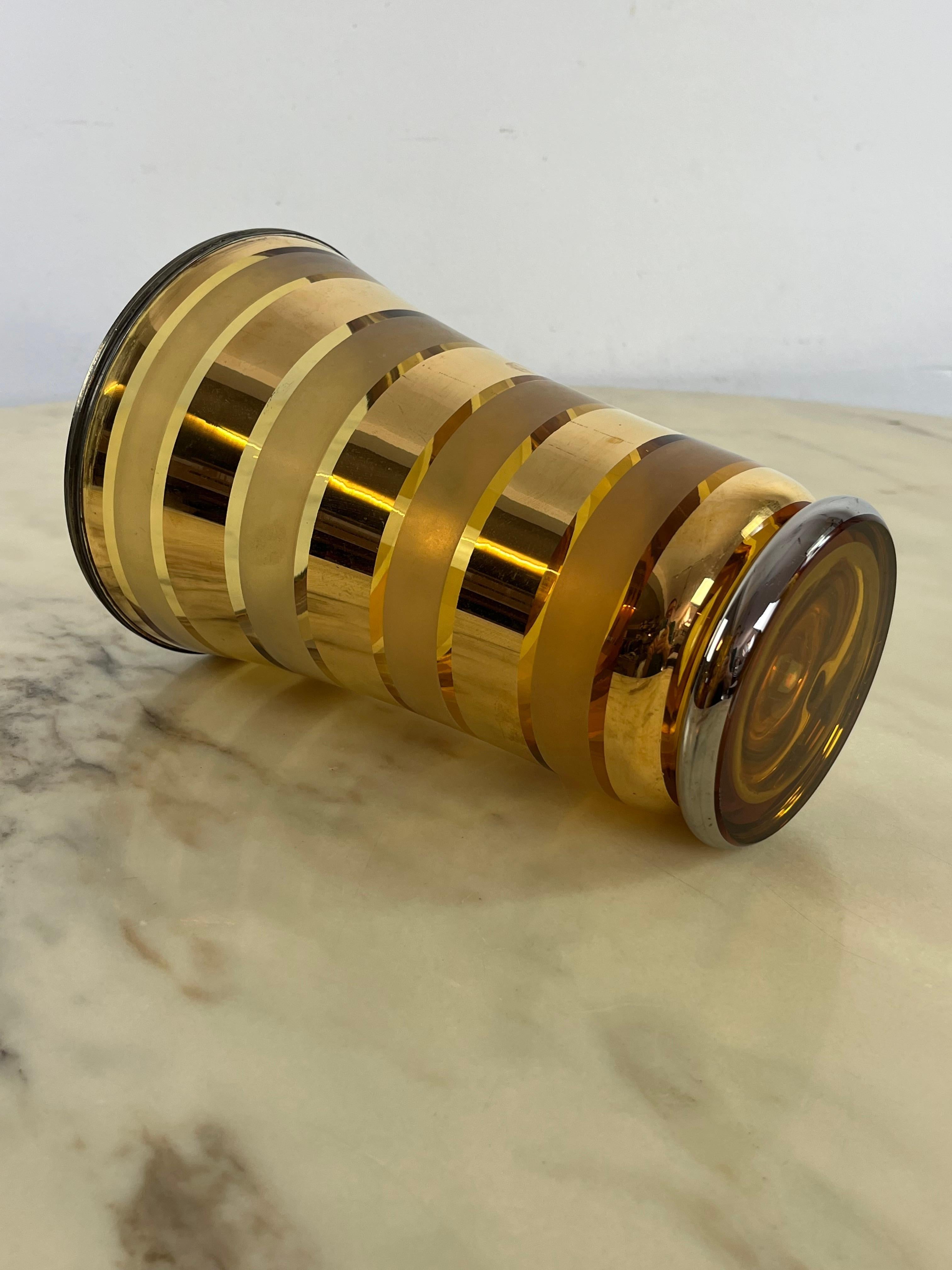 Art Deco Murano Glass Vase, 1930s In Good Condition For Sale In Palermo, IT