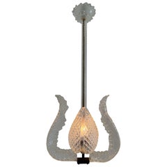 Art Deco Murano Lantern itso Barovier e Toso ca 1920