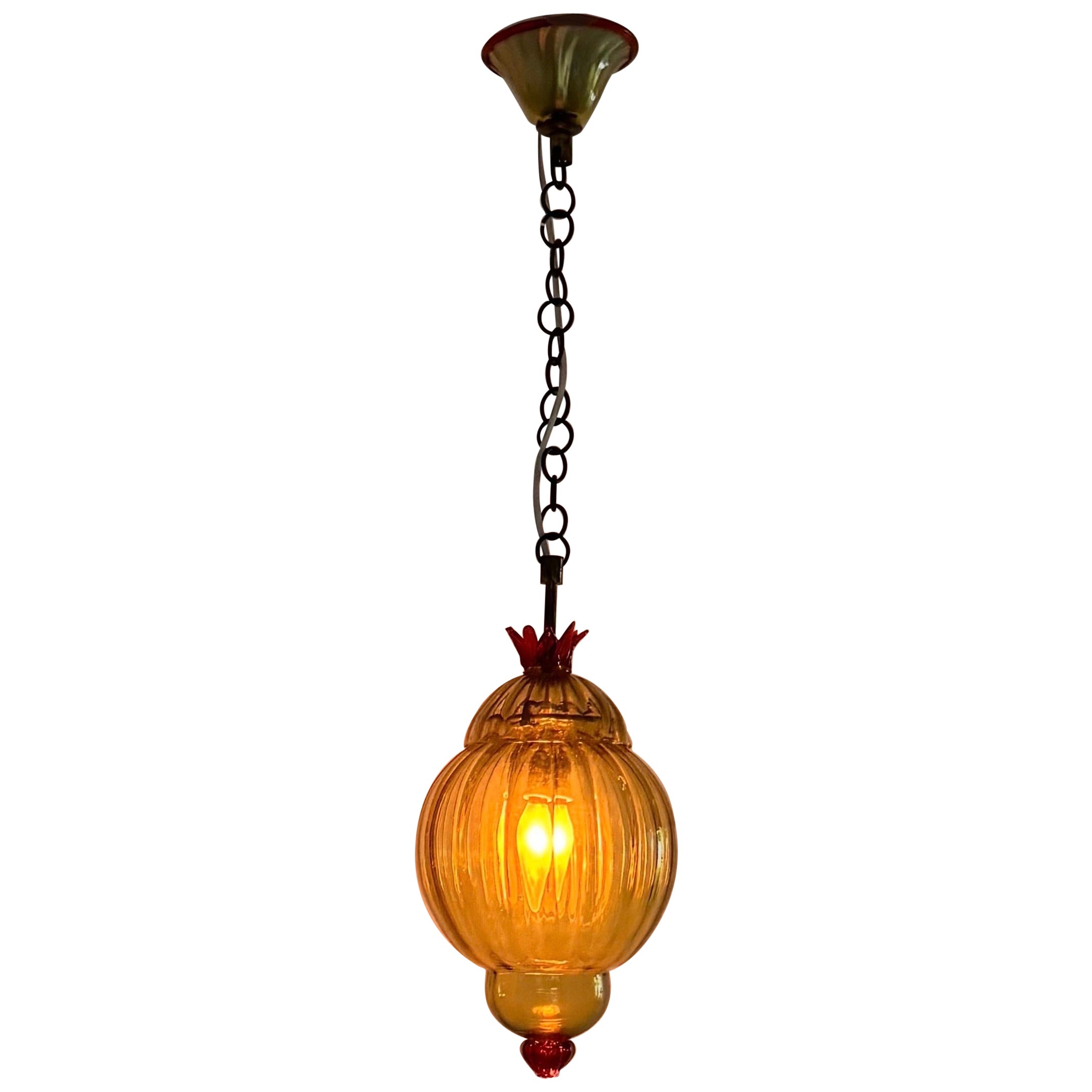 Art Deco Murano Lantern itso Venini ca 1930
