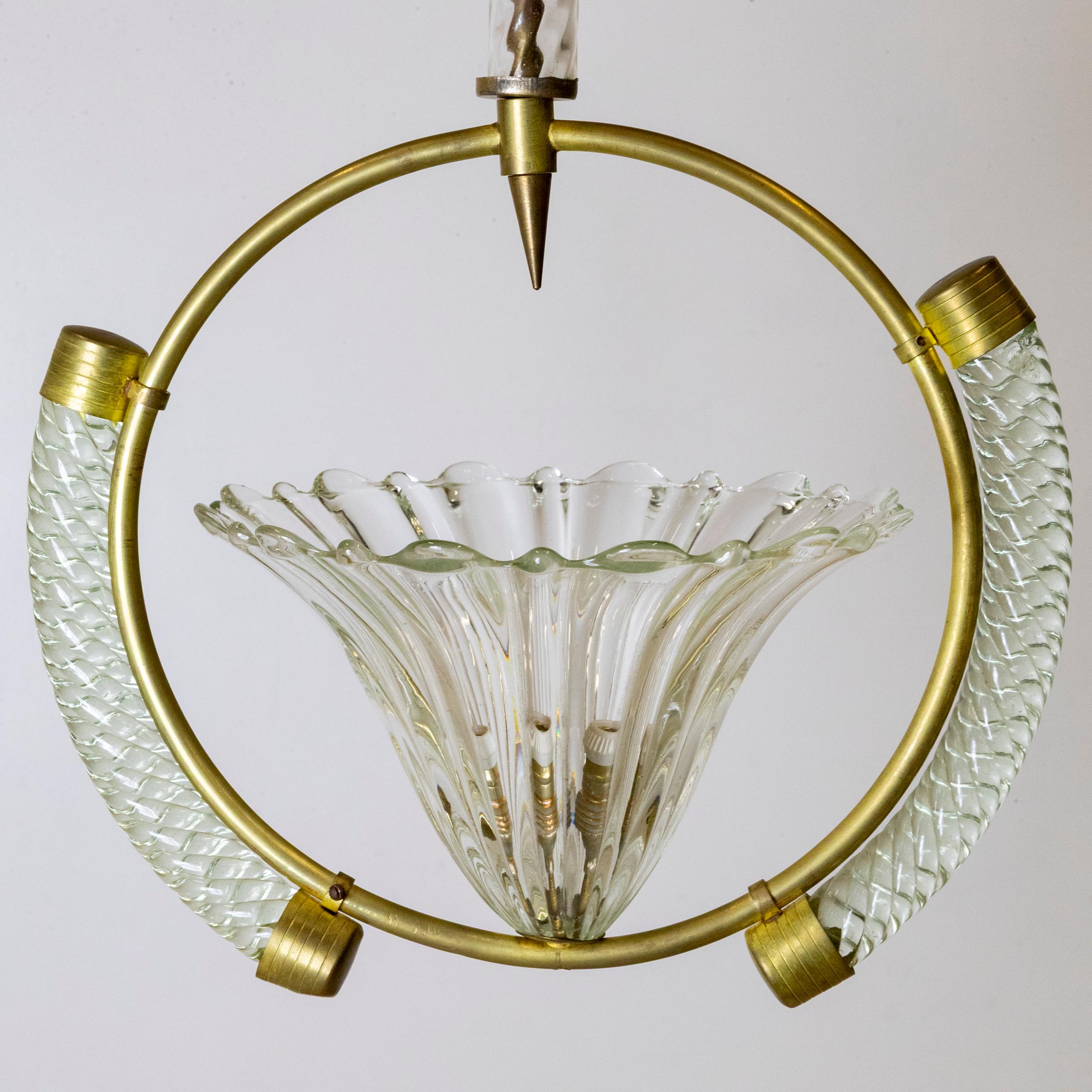 Art Deco Murano Light by Ercole Barovier en vente 5