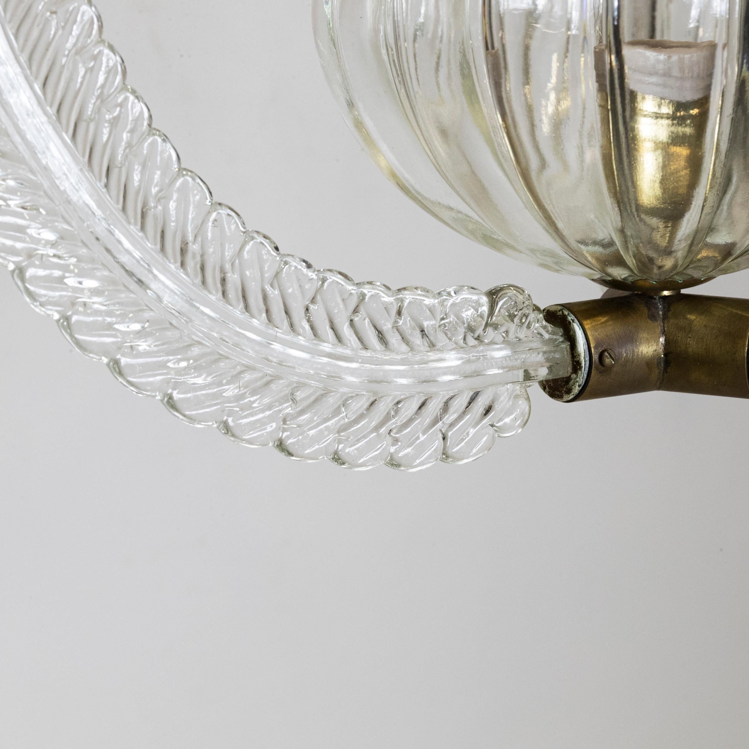 italien Art Deco Murano Light by Ercole Barovier en vente