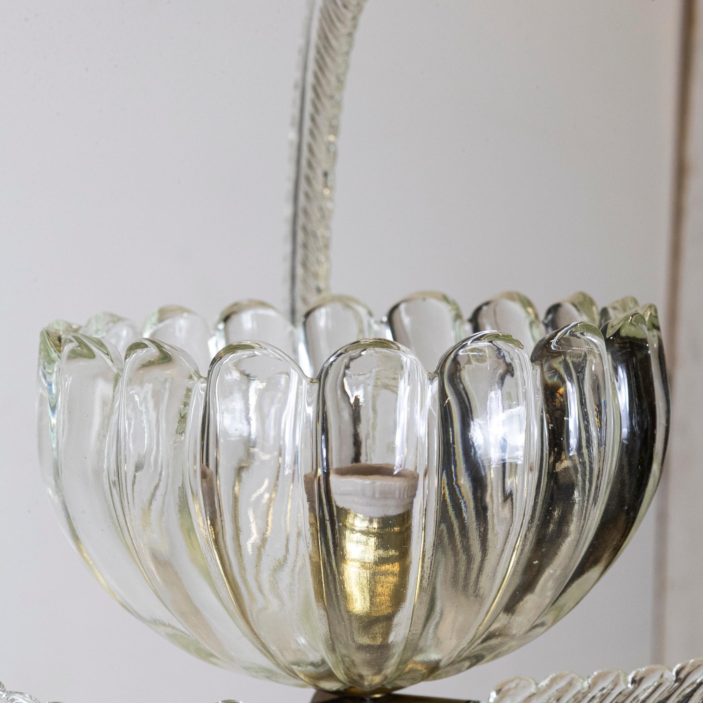 Art Deco Murano Light by Ercole Barovier Bon état - En vente à Ware, GB