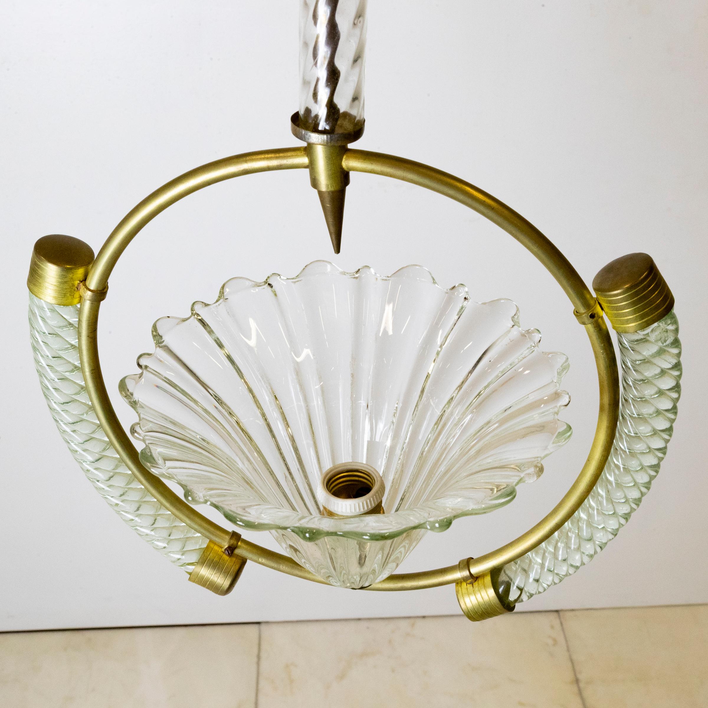 Art Deco Murano Light by Ercole Barovier en vente 2