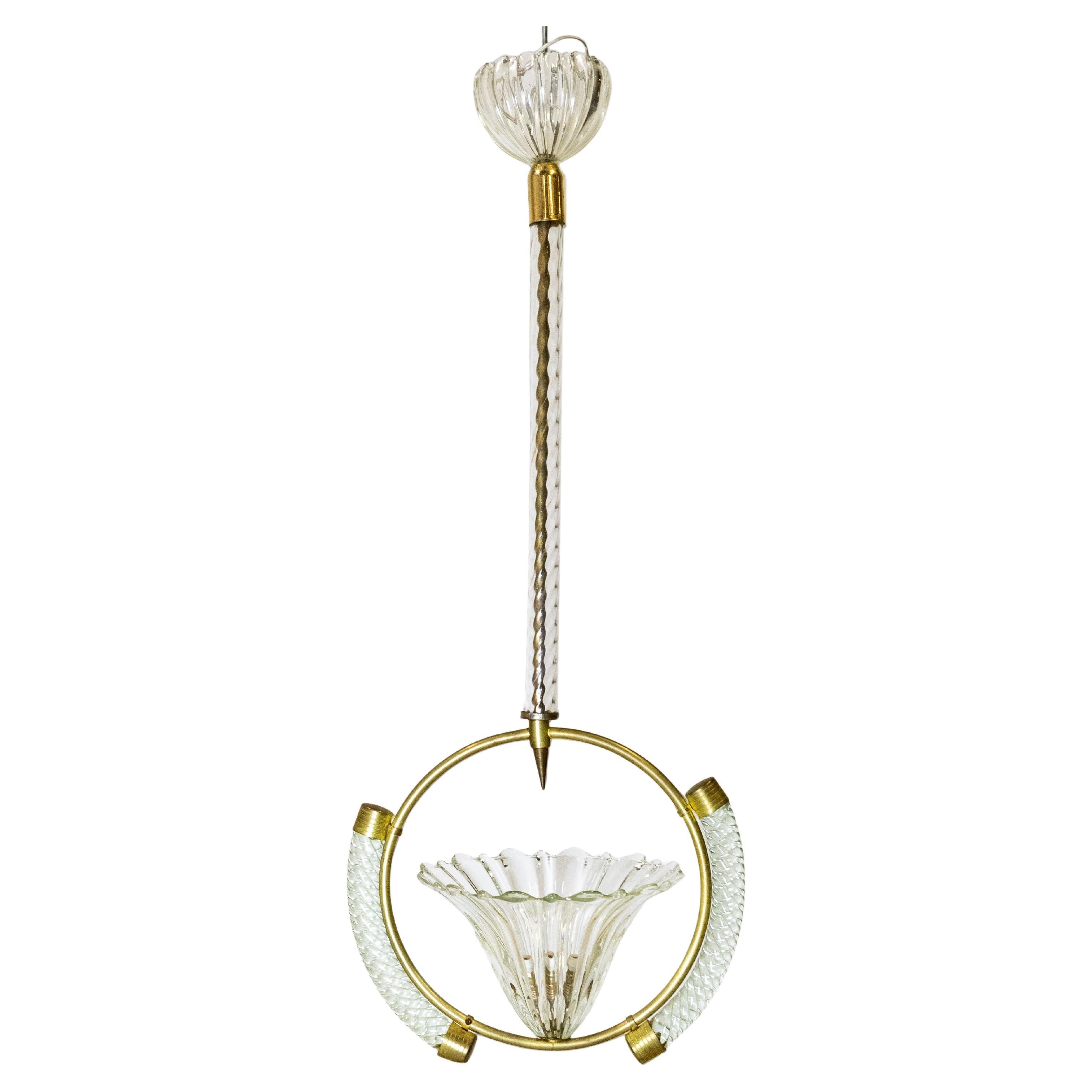 Art Deco Murano Light by Ercole Barovier