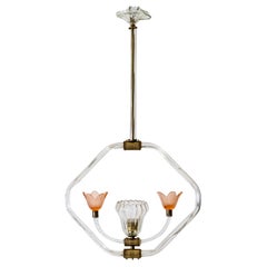Lampada Art Deco Murano di Ercole Barovier