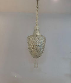 Art Deco Murano “Rostrato” Glass Lantern attr. Barovier e Toso, Italy circa 1930