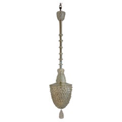 Art Deco Murano “Rostrato” Glass Lantern attr. Barovier e Toso, Italy circa 1930