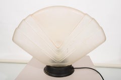 Art Deco Murano Fan Table Lamp