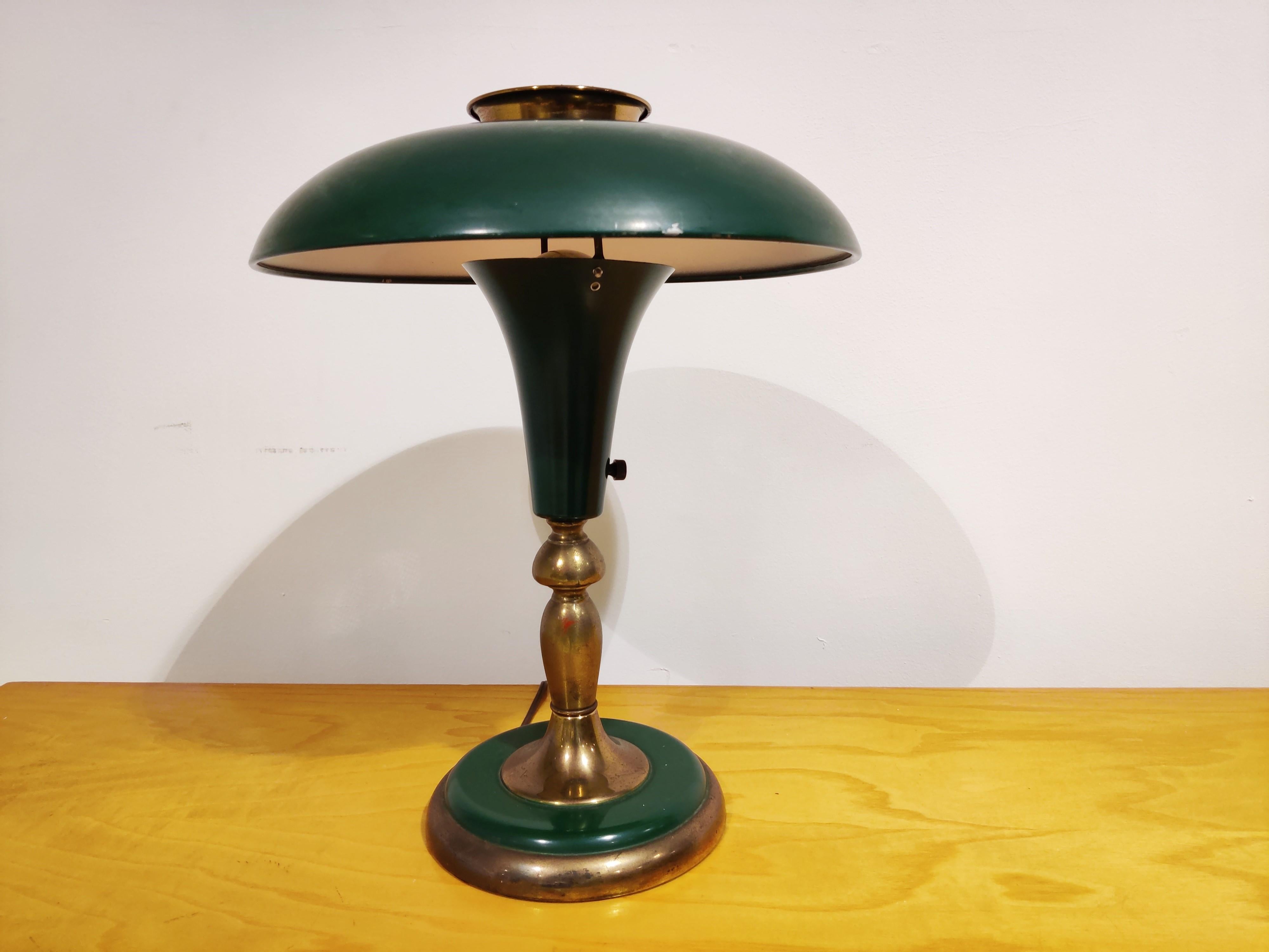 Art Deco Mushroom Desk Lamp, 1930s 6