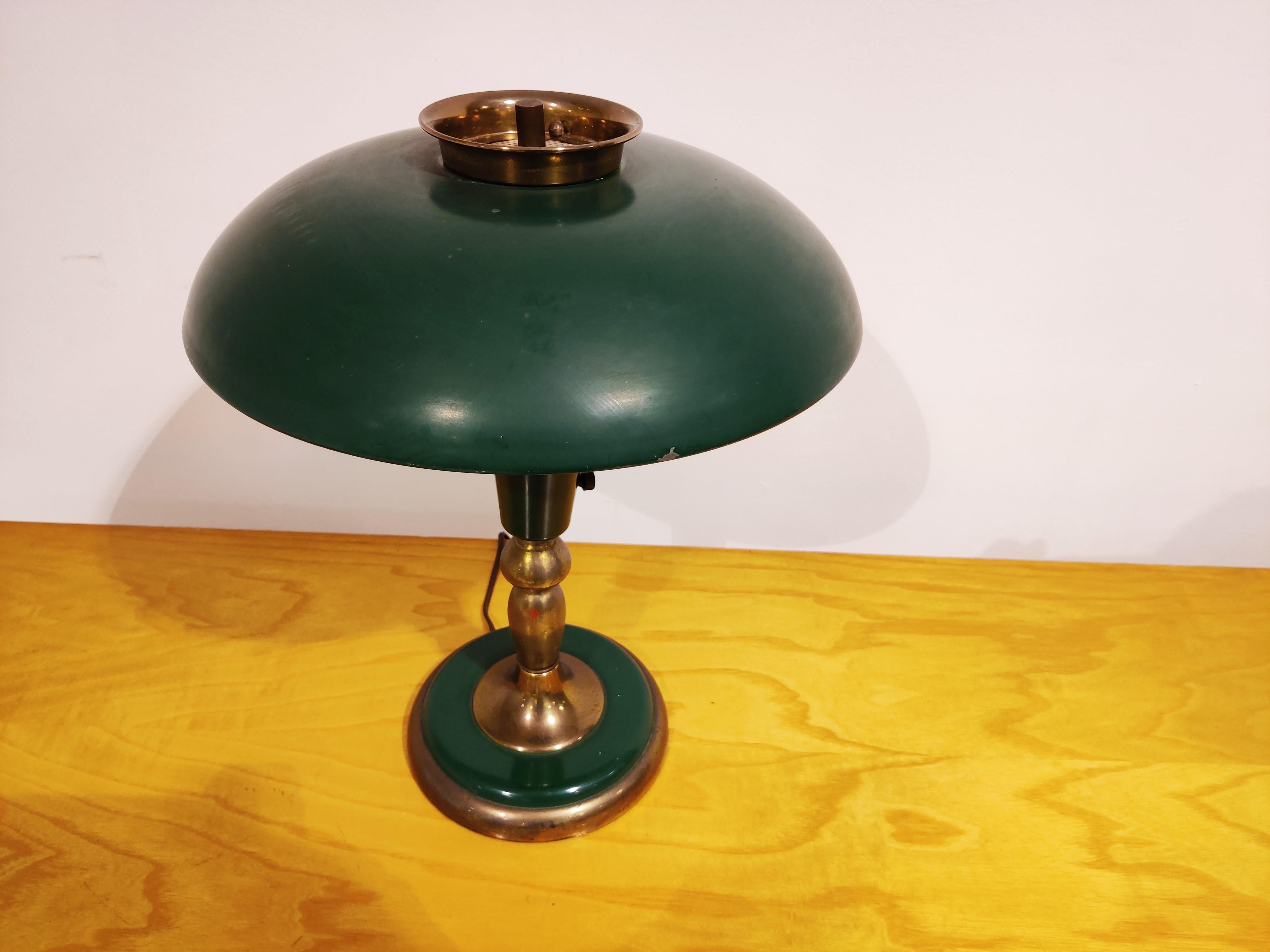 Art Deco Mushroom Desk Lamp, 1930s 7