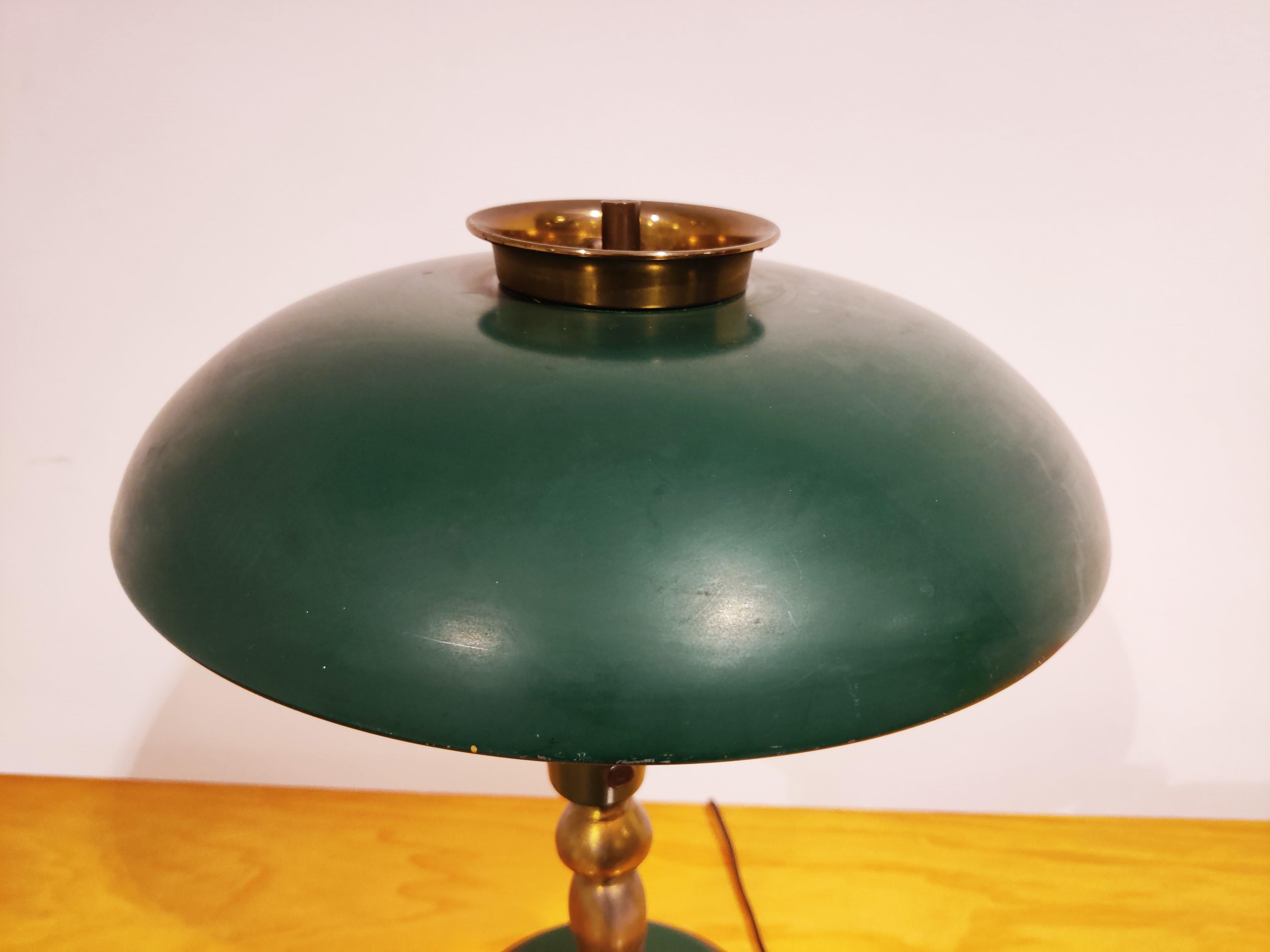 Mid-20th Century Art Deco Mushroom Desk Lamp, 1930s