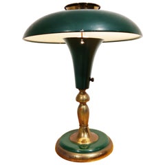 Vintage Art Deco Mushroom Desk Lamp, 1930s