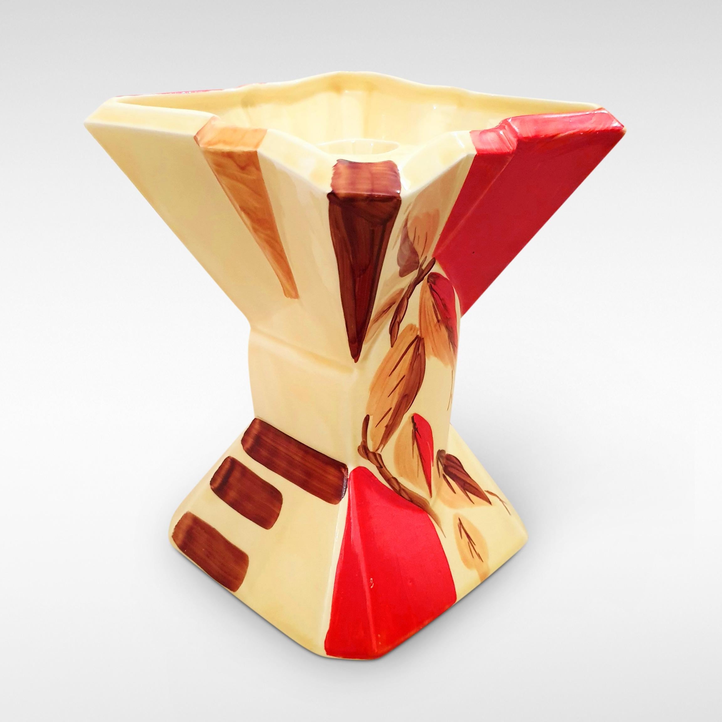 Art Deco Myott Son & Co ‘Bow Tie’ Vase 2