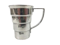 Art Deco Napier Silver Plate Spirit Measure Step Graduated in 1/2oz Increments