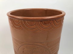 Art Deco Ceramic Nautical Waste Basket