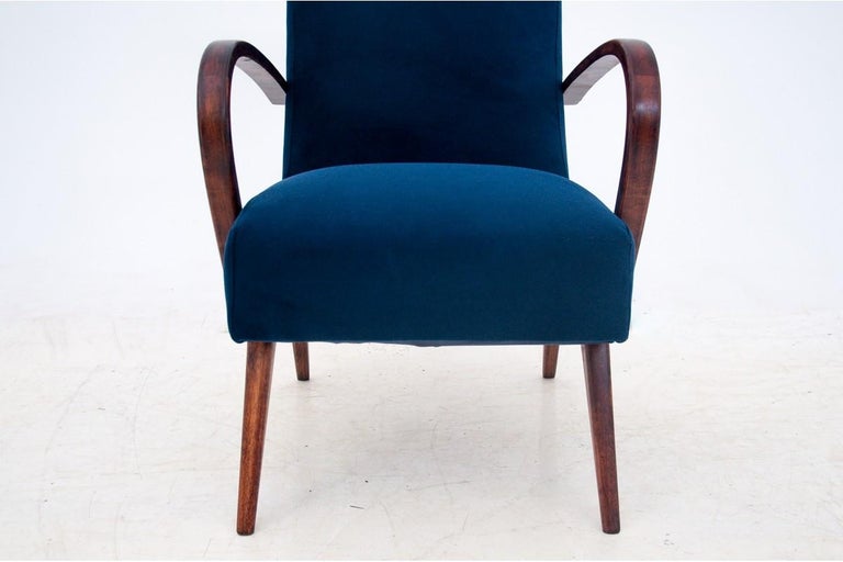 Art Deco Navy Blue Club Chair at 1stDibs | navy blue armchair, navy blue  chair