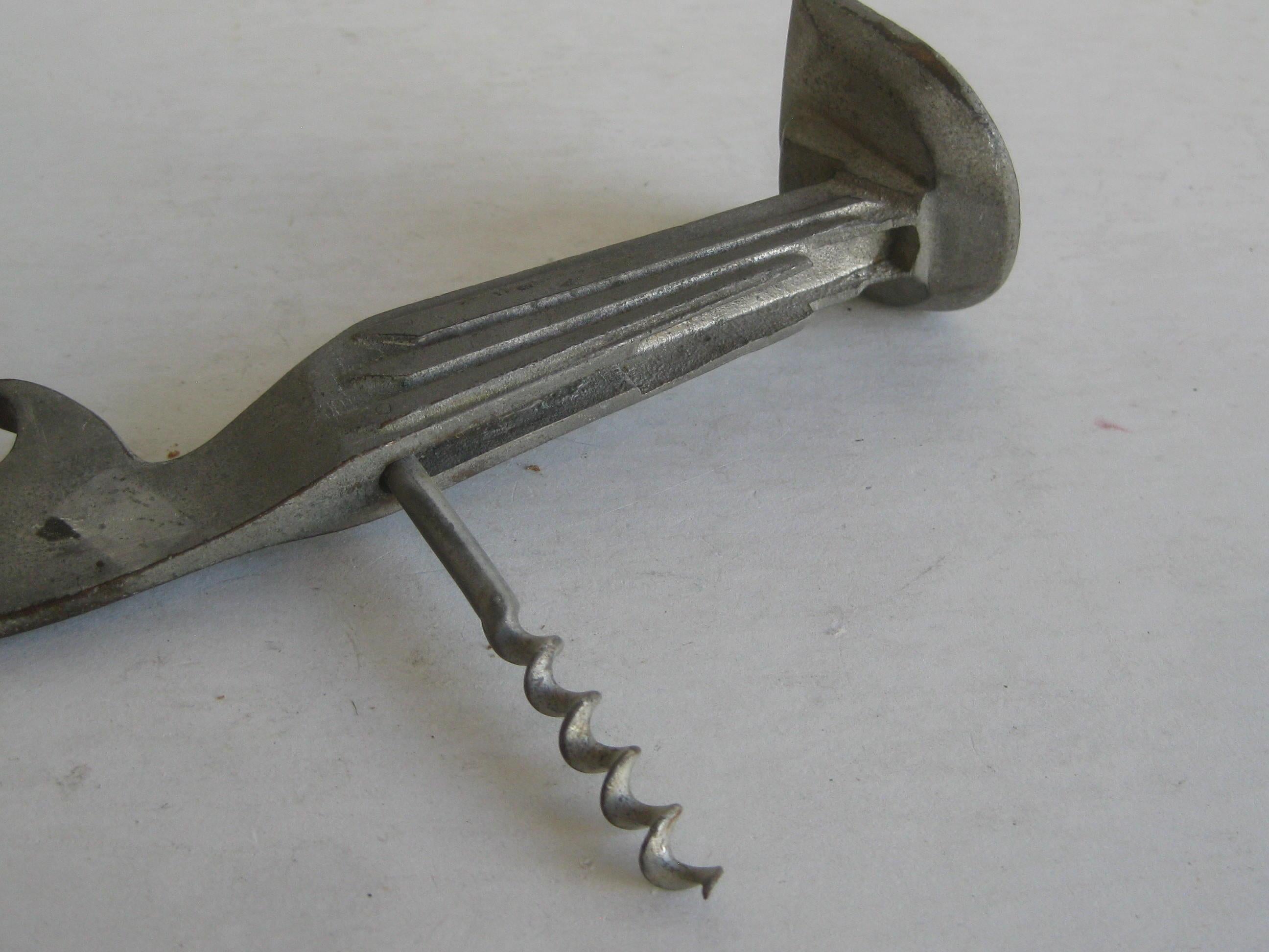 Art Deco Negbaur Figural Parrot Barware Corkscrew Bottle Opener Manuel Avillar 3
