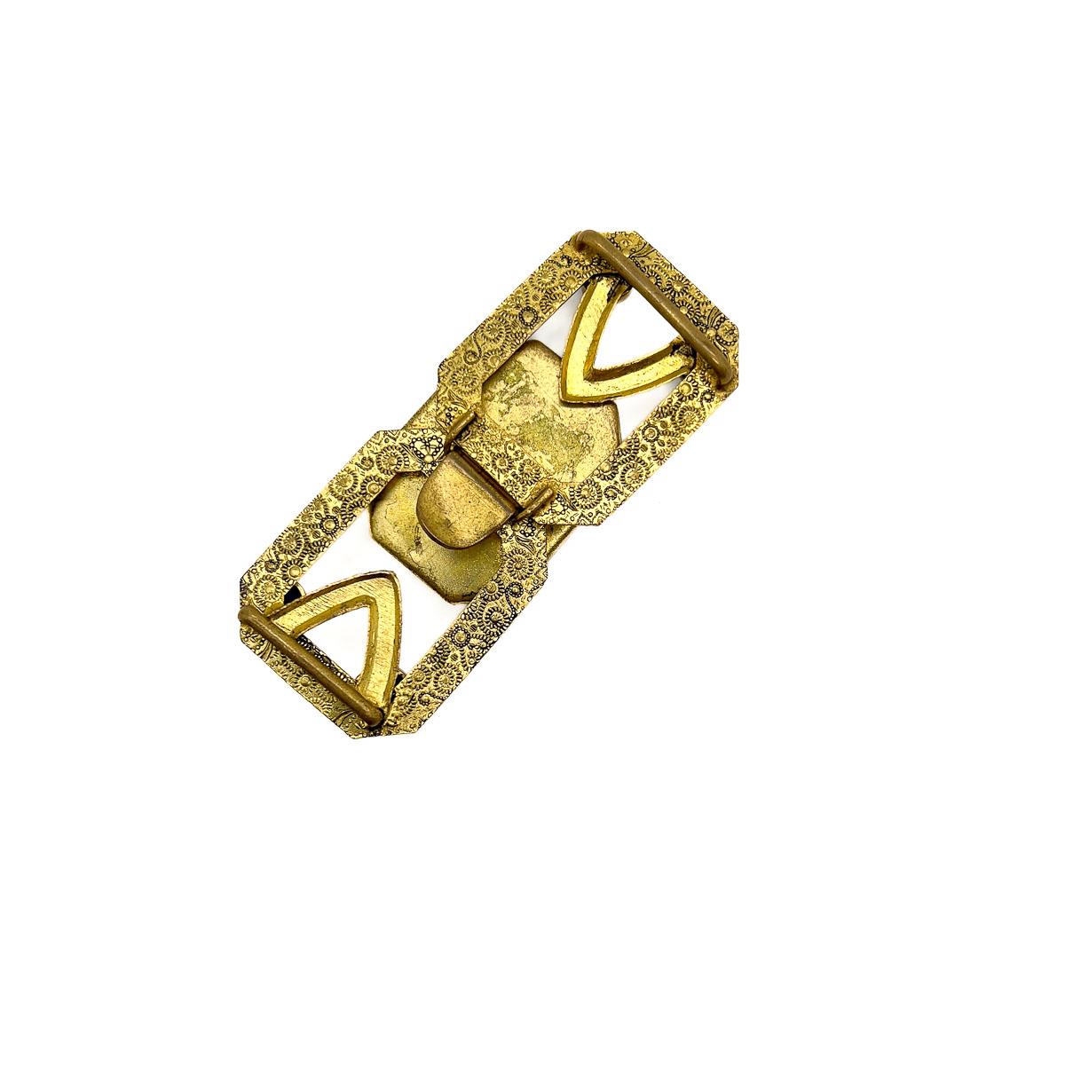 Women's Art Deco Neiger Brothers Dragon Buckle 1920s