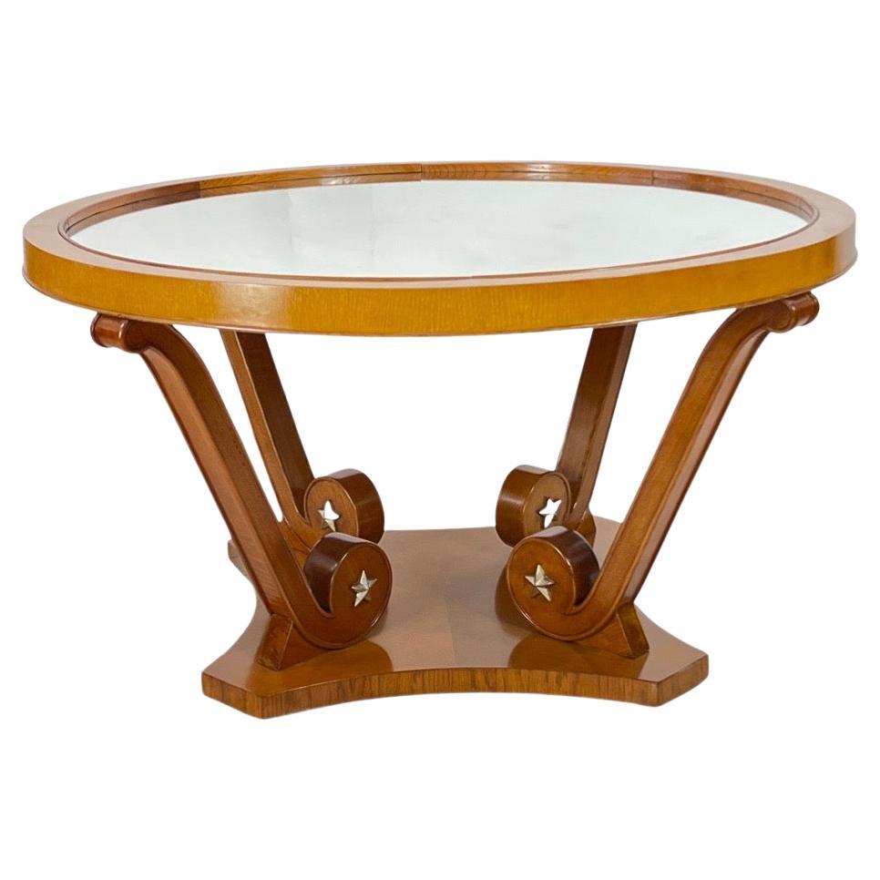 Art Deco Neoclassical Coffee Table For Sale