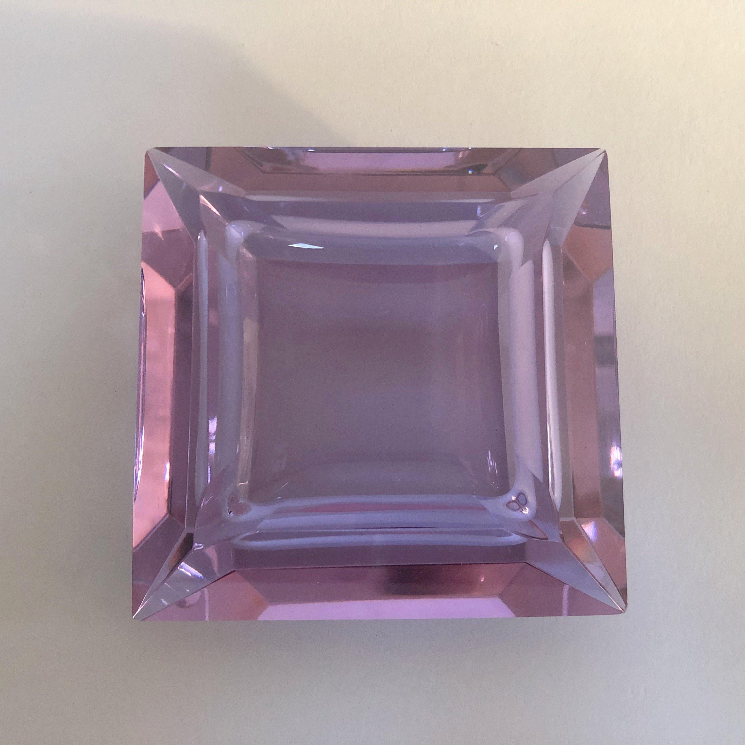 art glass ashtray