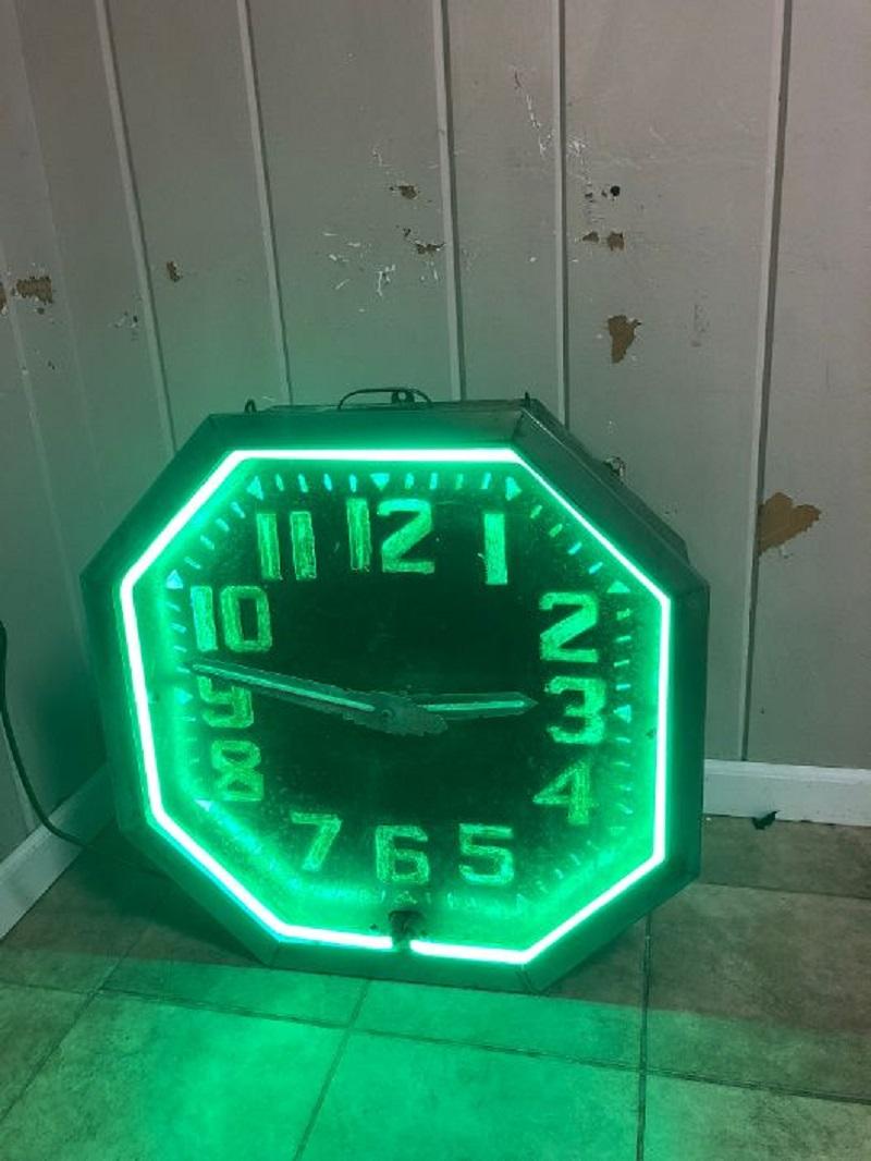 neon clocks for sale