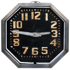 Antique Art Deco Neon Clock