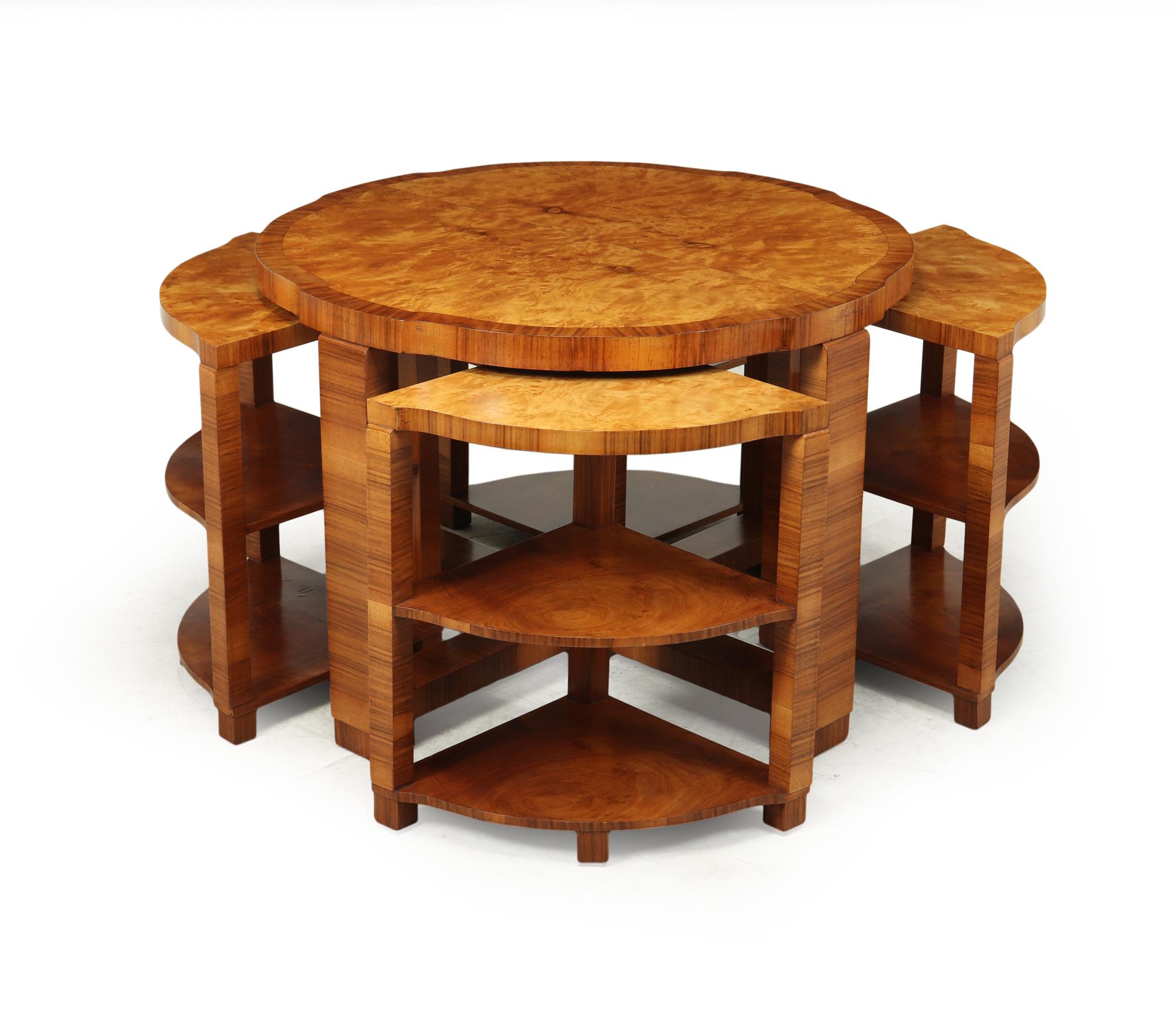 art deco nest of tables