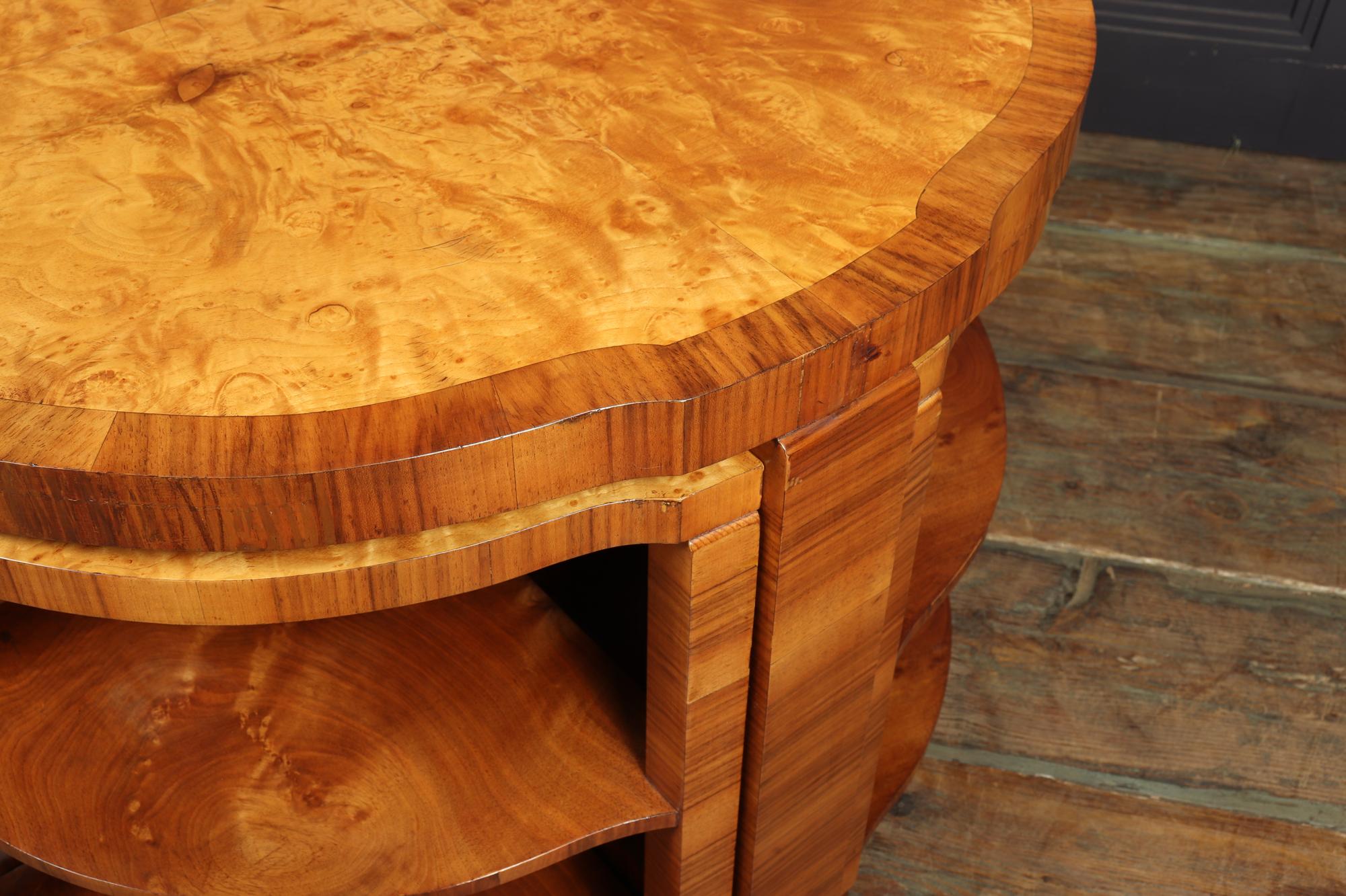 Art Deco Nest of Tables by Harry & Lou Epstein, c1930 1