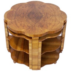 Art Deco Nest of Tables by Harry 
Lou Epstein, English, circa 1930
