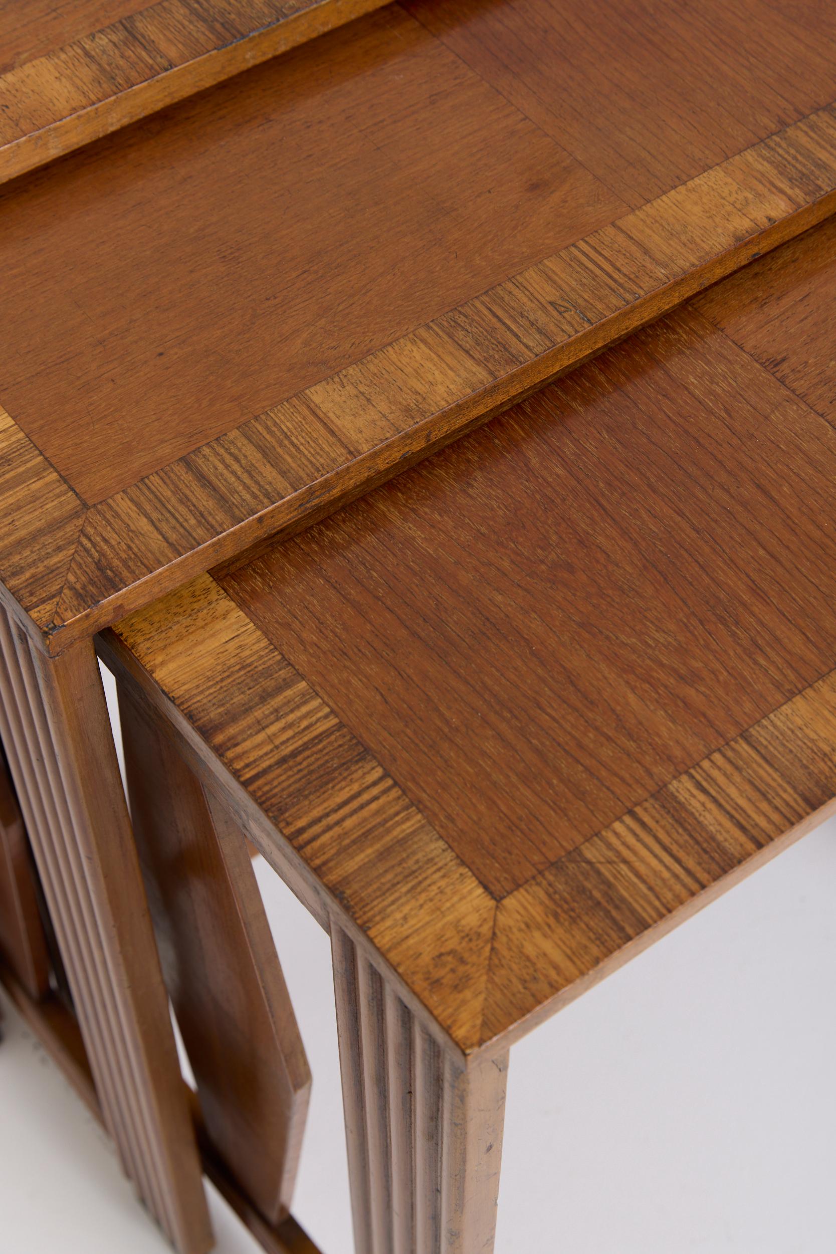 Tables gigognes Art déco Bon état - En vente à London, GB