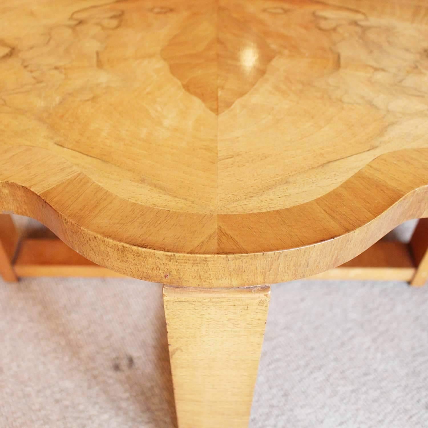 Walnut Art Deco Nest of Tables