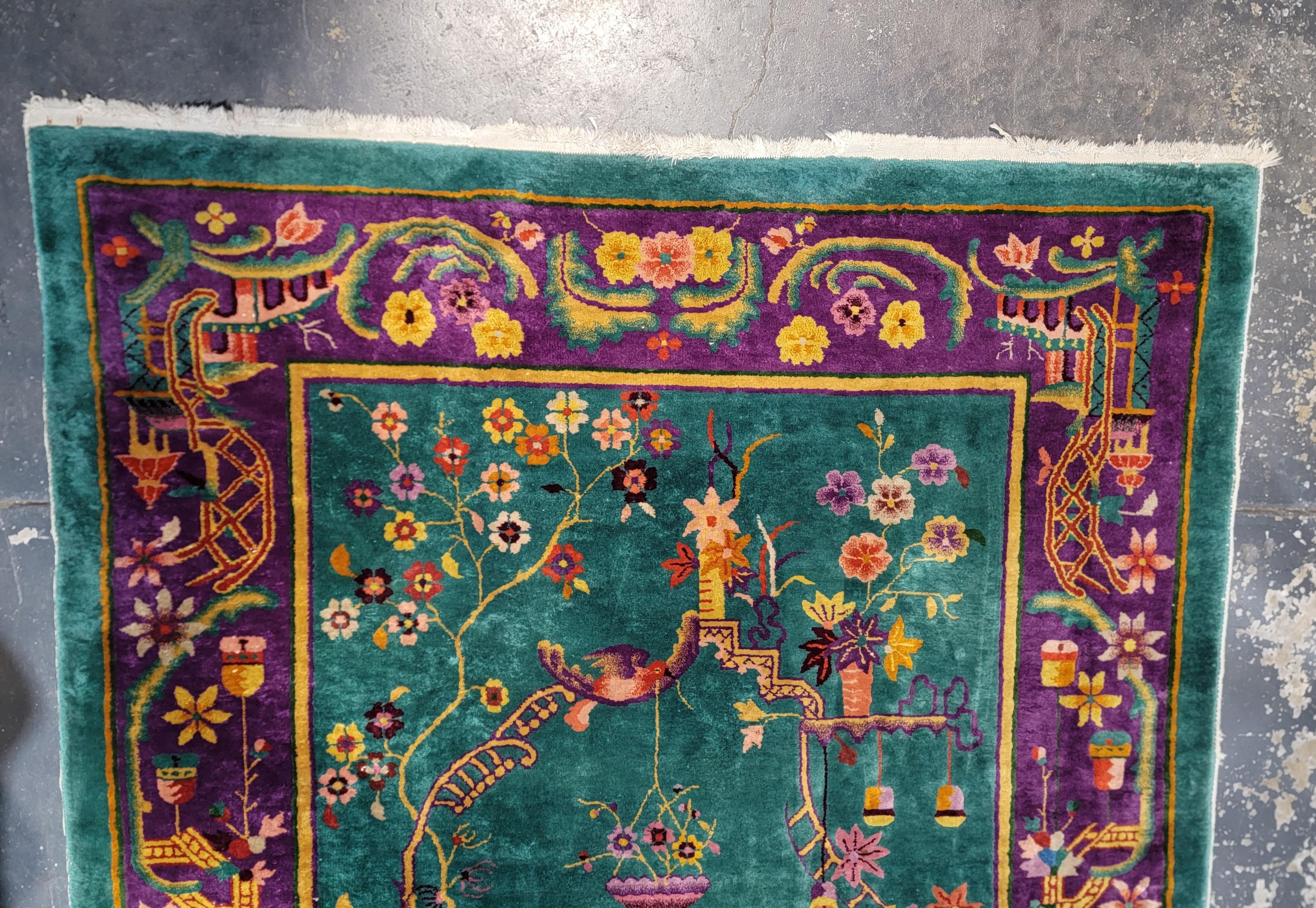Art Deco Nichols Chinese Rug im Angebot 2