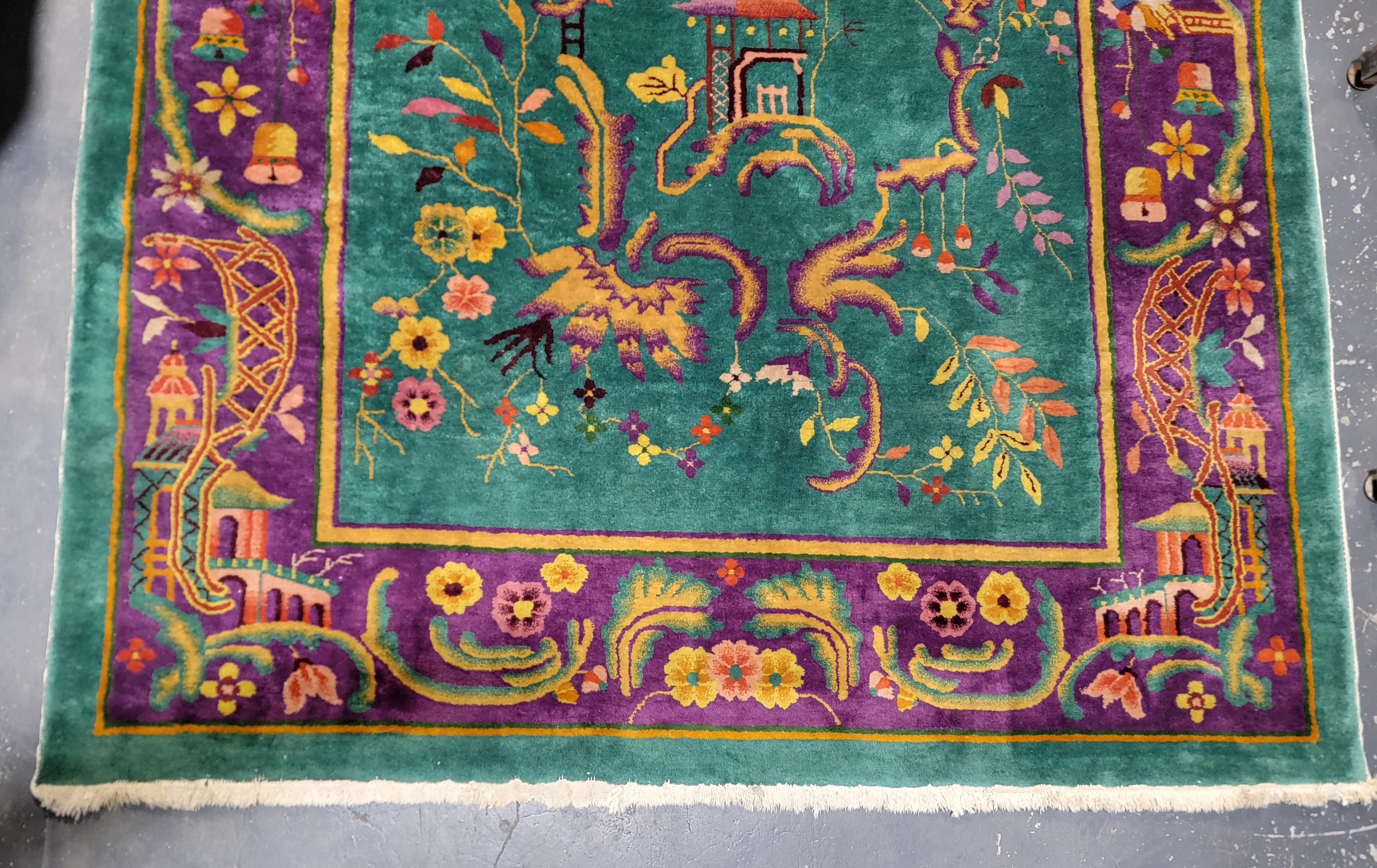 Art Deco Nichols Chinese Rug im Angebot 3