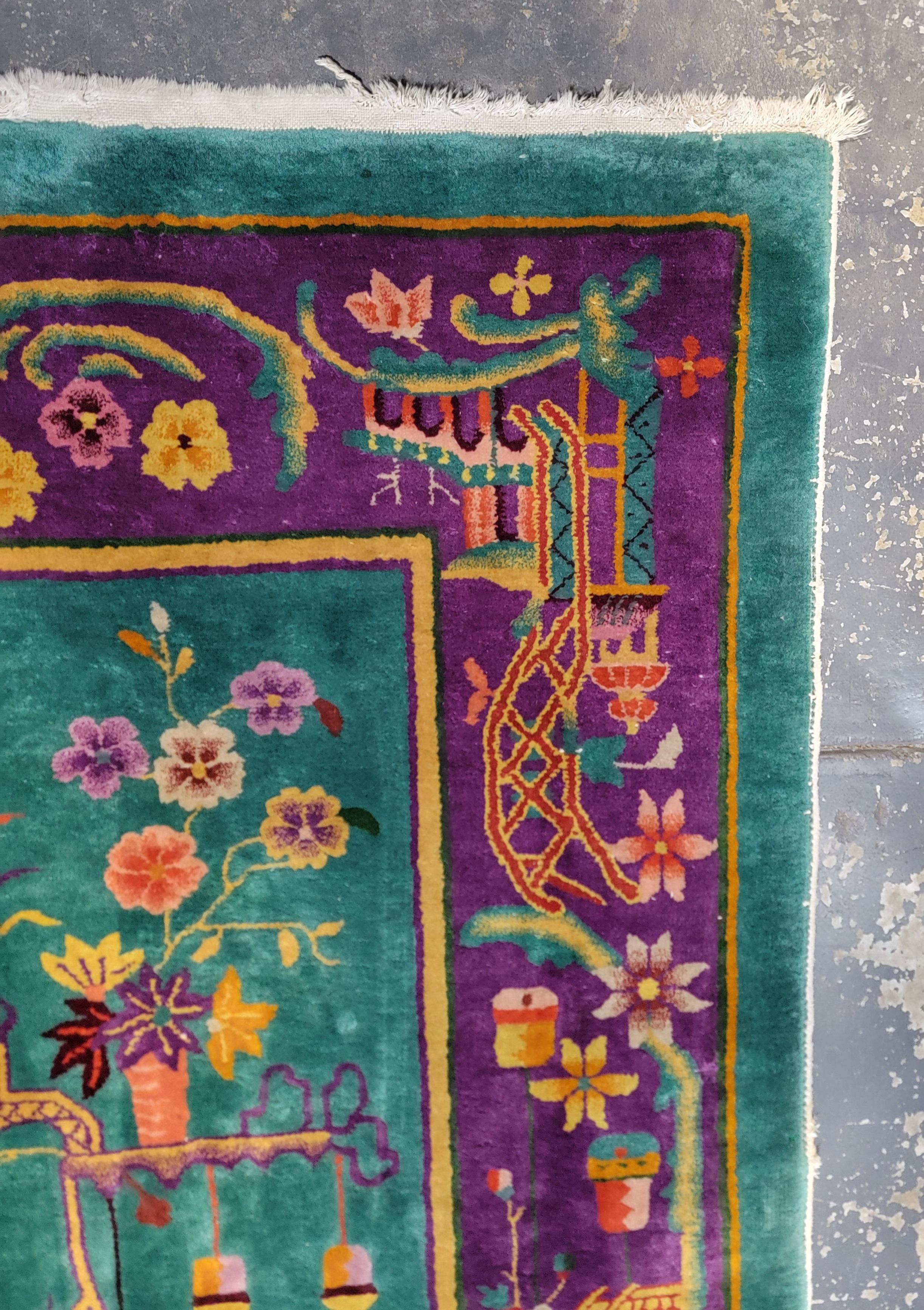 Art Deco Nichols Chinese Rug im Angebot 1