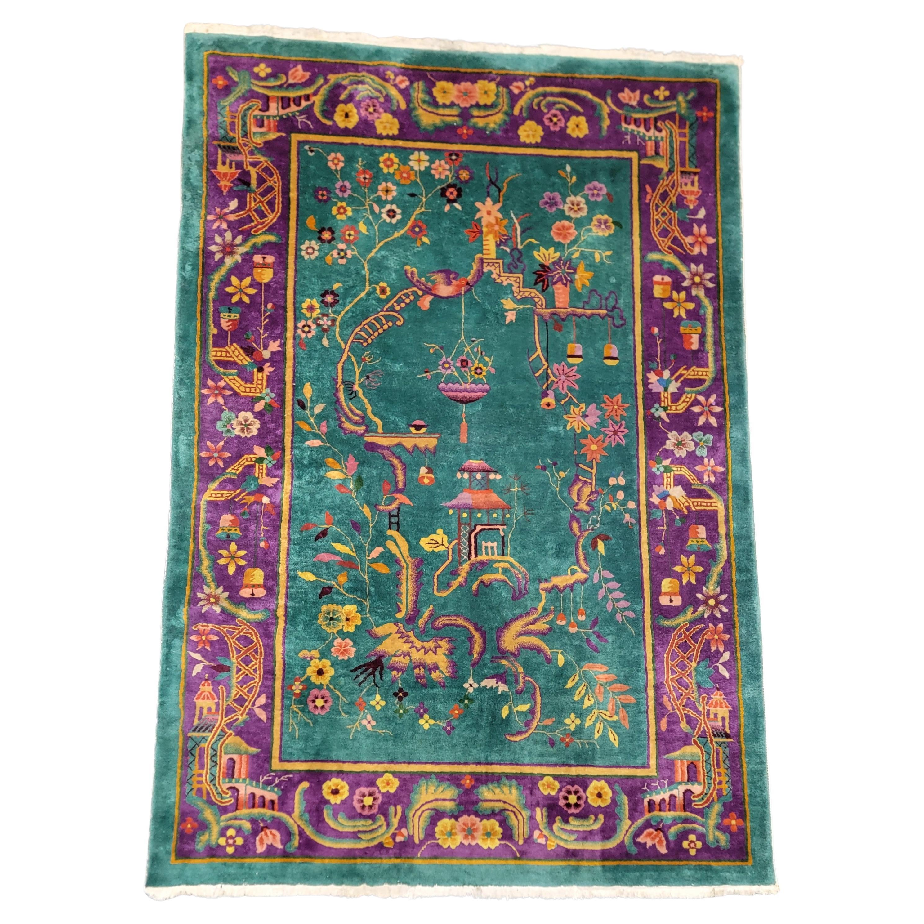 Art Deco Nichols Chinese Rug