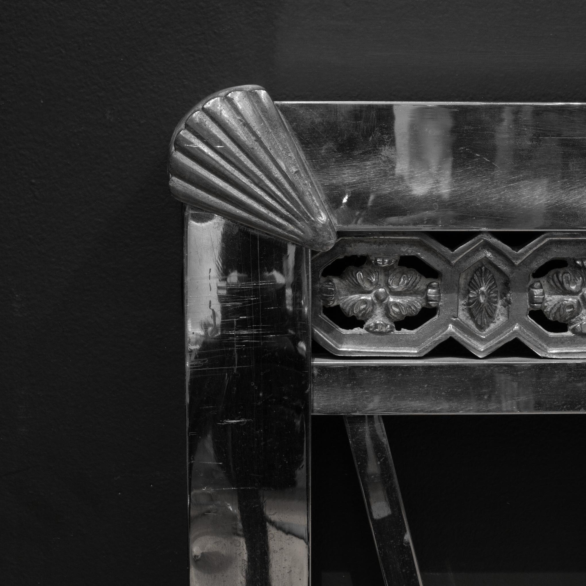 Art Deco Nickel Bed Frame c.1930 In Good Condition For Sale In San Francisco, CA