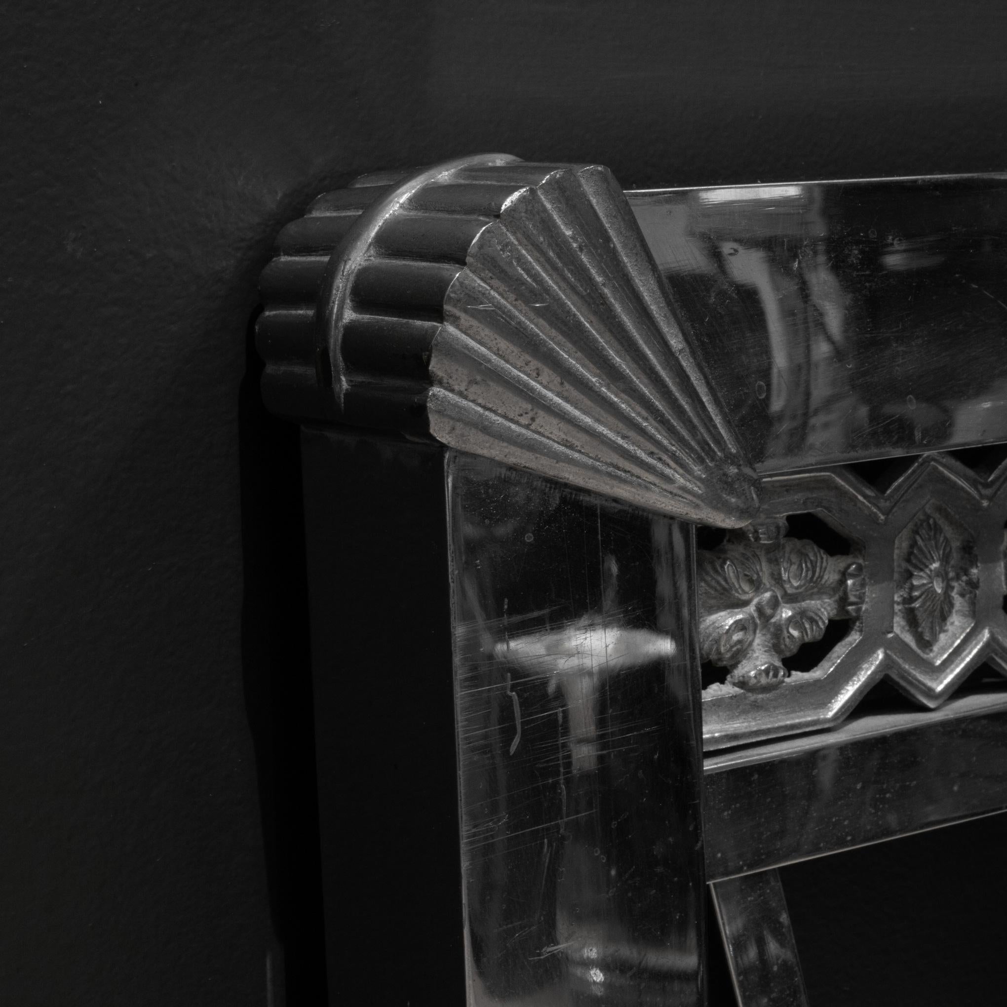 20th Century Art Deco Nickel Bed Frame c.1930 For Sale