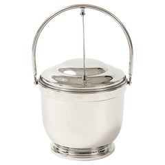 Art Deco Nickel Ice Bucket