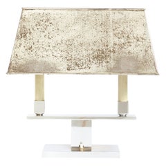 Art Deco Nickel Lamp
