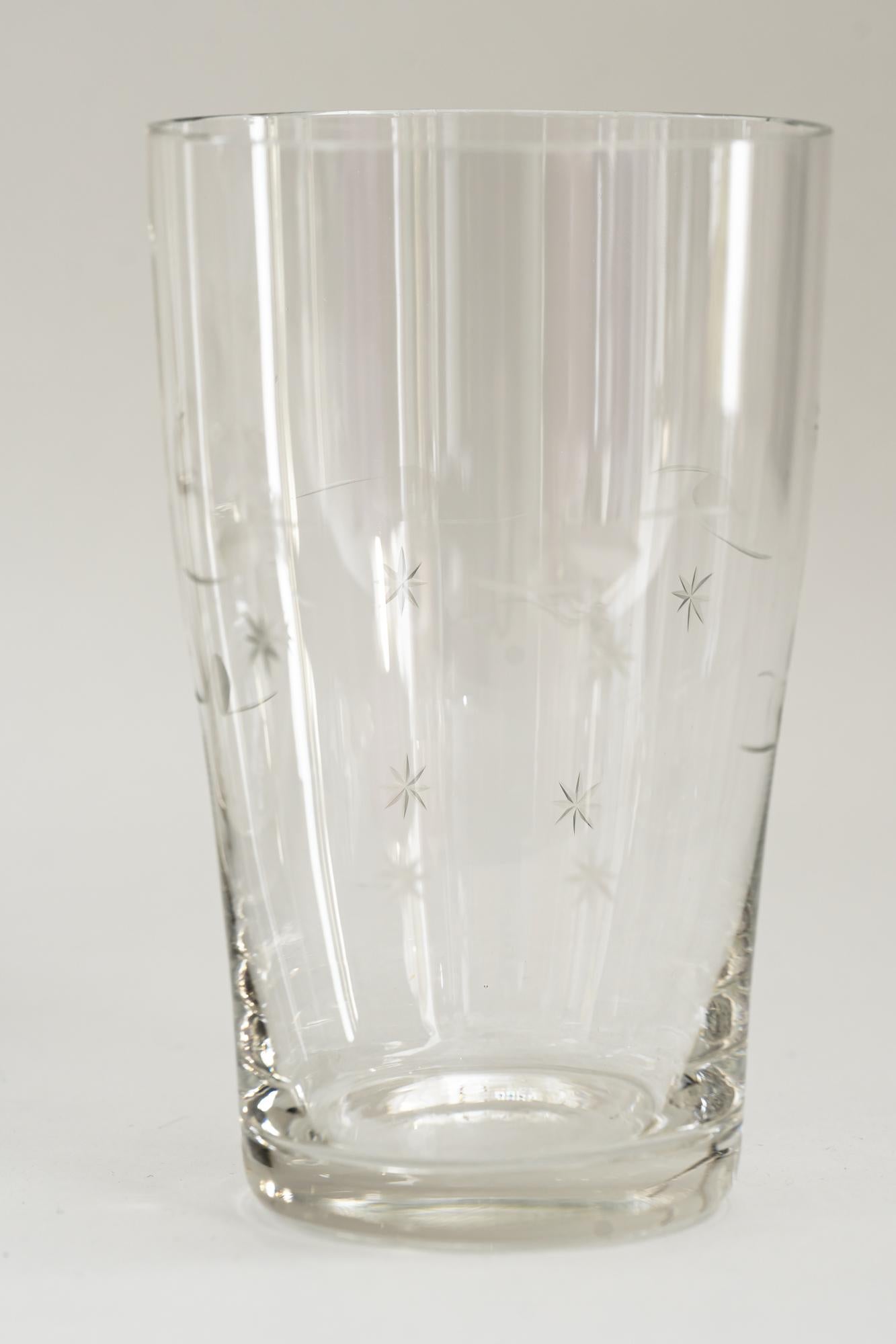 Art-Déco-Servierteller aus vernickeltem Glas mit Korbweidegriff, um 1920 im Angebot 5