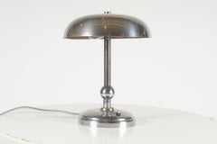 Art Deco Nickel-Plated Lamp
