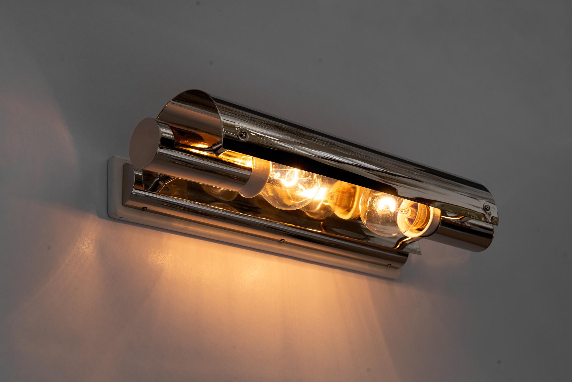 Aplique Art Déco niquelado viena años 20 aproximadamente en venta 4