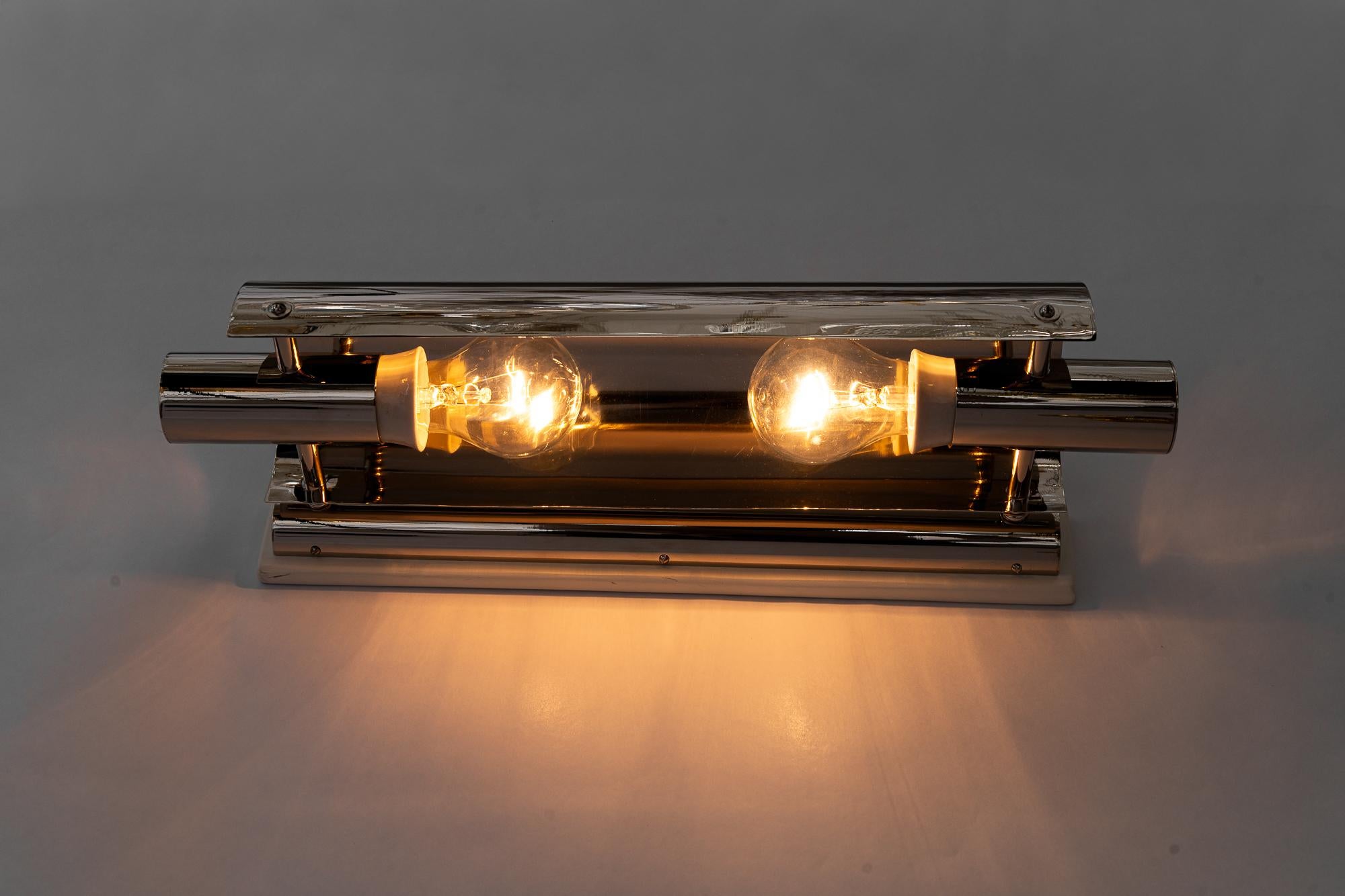 Aplique Art Déco niquelado viena años 20 aproximadamente en venta 5