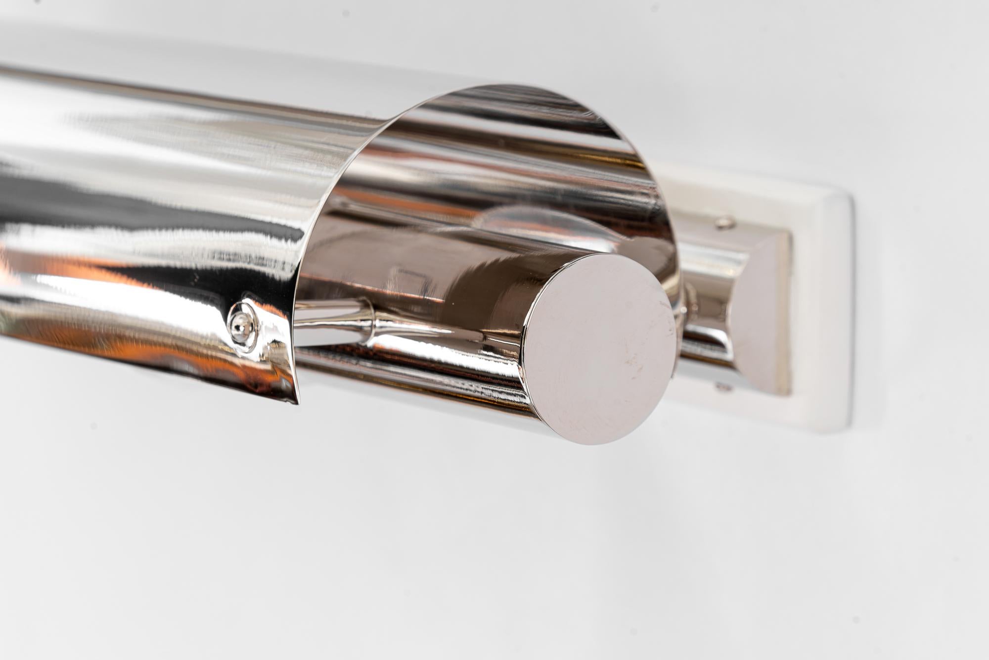 Aplique Art Déco niquelado viena años 20 aproximadamente Pintado en venta