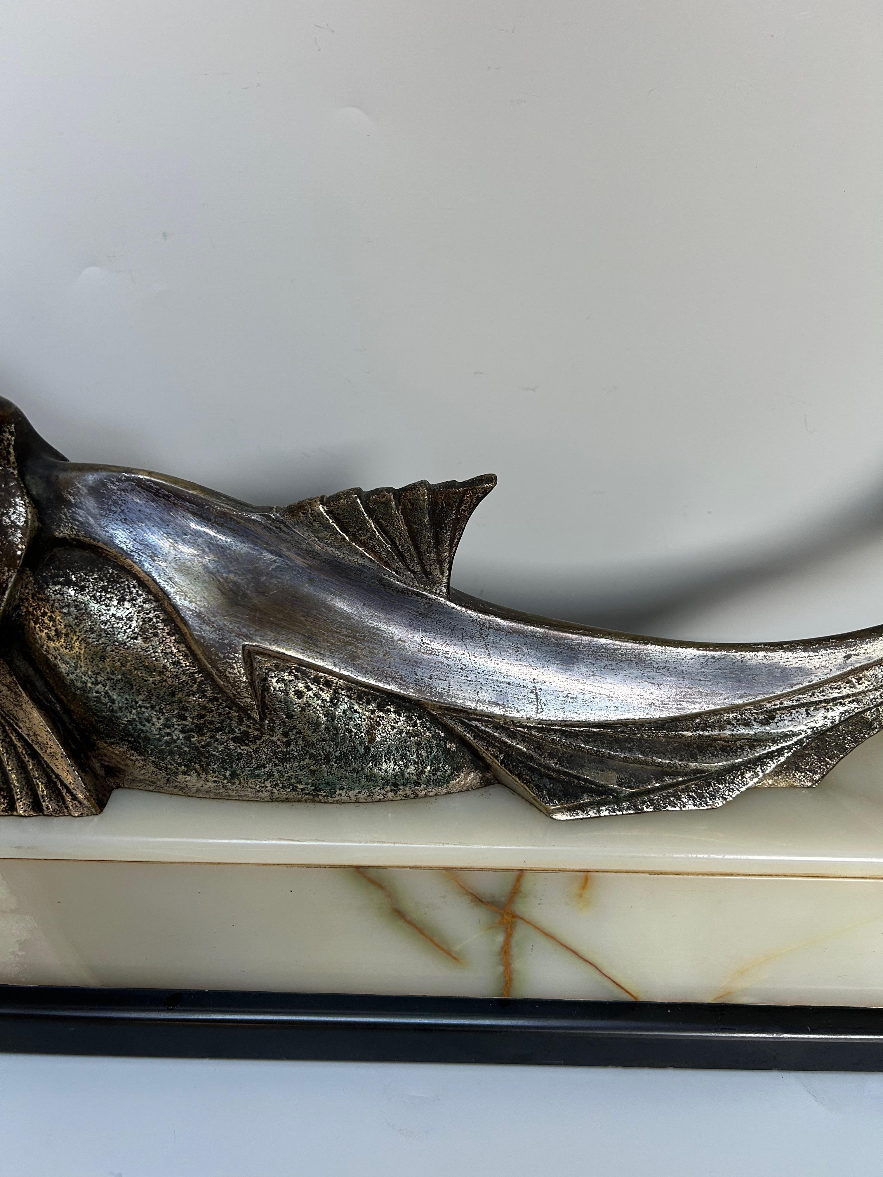XX secolo Scultura Art Deco per luce notturna in vendita