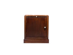 Art Deco Night Stand with Marble Top, Netherlands, ±1930s