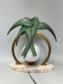 Art Deco nightlight Attributed to H.de Vramy